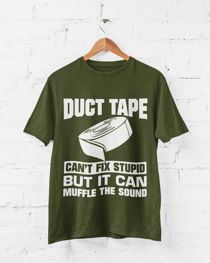 Duct Tape Can't Fix Stupid T-Shirt, ordering and care information