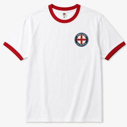 England Country Ringer T-Shirt – Unisex Retro Contrast Trim Tee
