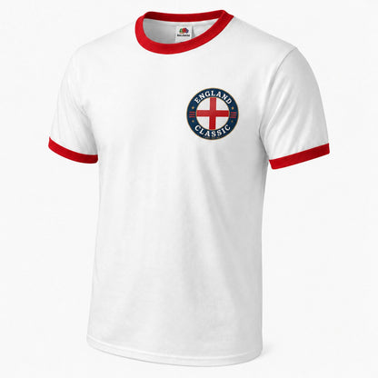 England Country Ringer T-Shirt – Unisex Retro Contrast Trim Tee