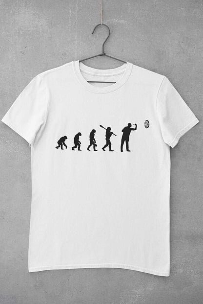 EVOLUTION OF THE DARTS PLAYER Funny T-Shirt Man To Oche Gift Darts Team Dad T-Shirt