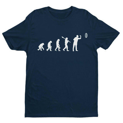 EVOLUTION OF THE DARTS PLAYER Funny T-Shirt Man To Oche Gift Darts Team Dad T-Shirt