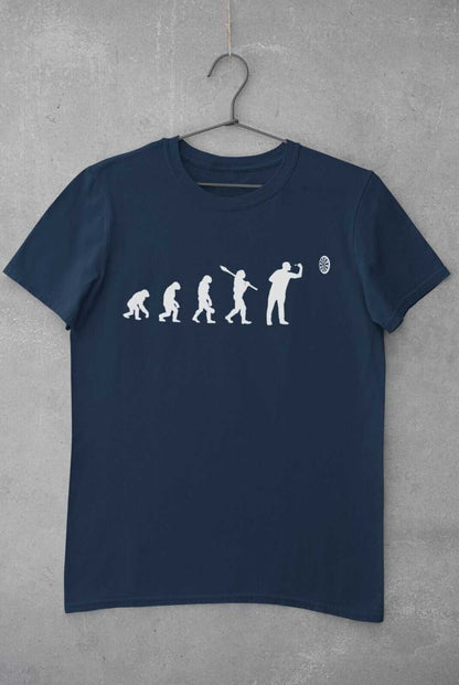 EVOLUTION OF THE DARTS PLAYER Funny T-Shirt Man To Oche Gift Darts Team Dad T-Shirt