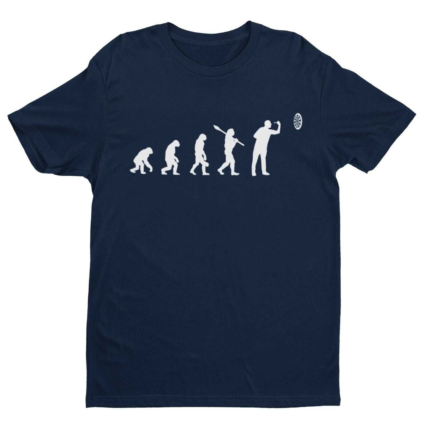 EVOLUTION OF THE DARTS PLAYER Funny T-Shirt Man To Oche Gift Darts Team Dad T-Shirt