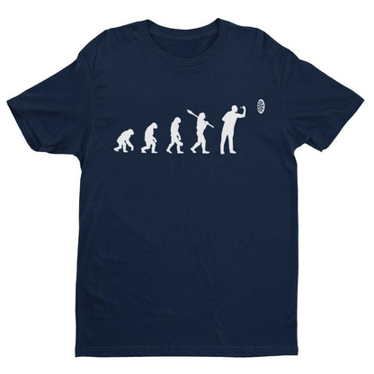 EVOLUTION OF THE DARTS PLAYER Funny T-Shirt Man To Oche Gift Darts Team Dad T-Shirt