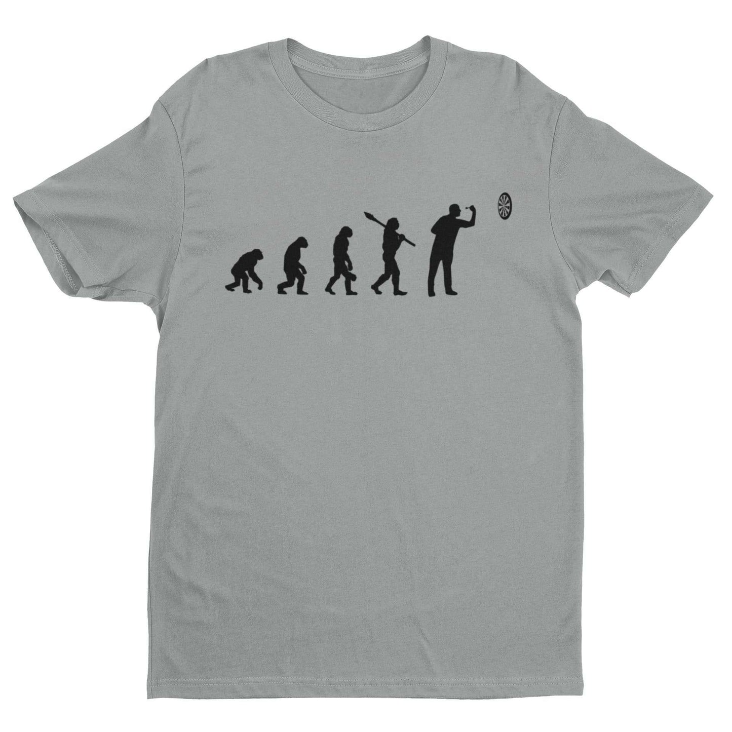 EVOLUTION OF THE DARTS PLAYER Funny T-Shirt Man To Oche Gift Darts Team Dad T-Shirt