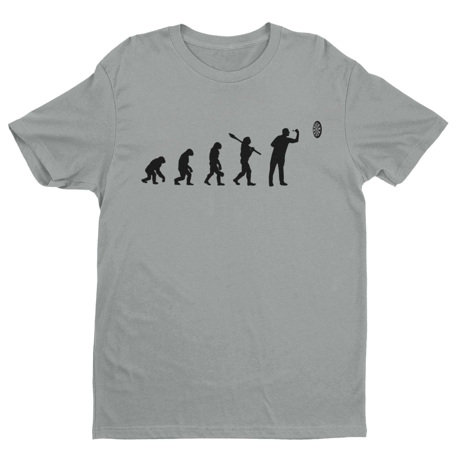 EVOLUTION OF THE DARTS PLAYER Funny T-Shirt Man To Oche Gift Darts Team Dad T-Shirt