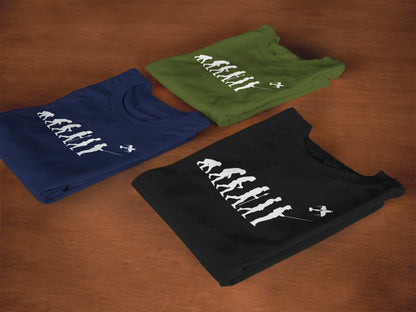 EVOLUTION TO RC PLANE Funny Darwin Ape To Radio Controlled Plane Enthusiast Gift T-Shirt