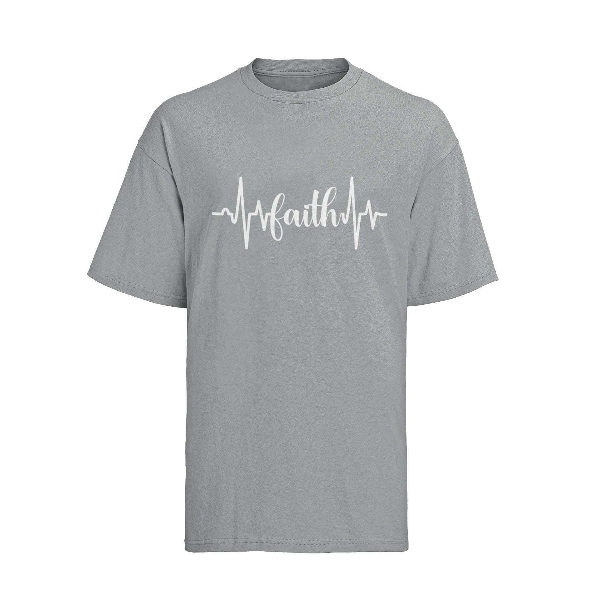 Faith Heartbeat Christian T-Shirt Inspirational Gift for Believers Witness T-Shirt