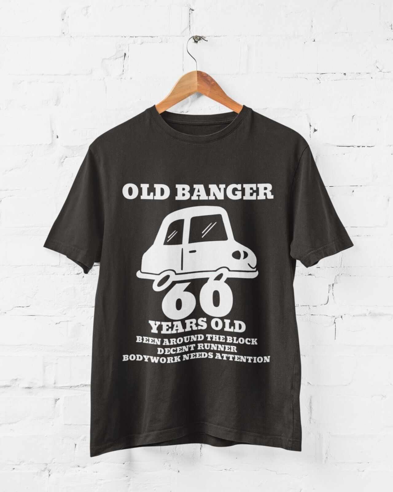 Funny 60th Birthday T-Shirt OLD BANGER 60 Years Old Gift Novelty Present T-Shirt