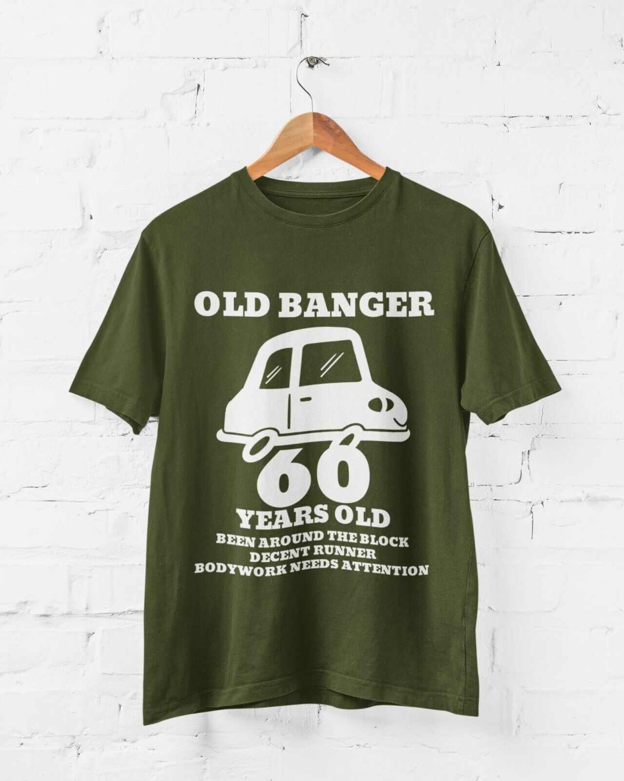 Funny 60th Birthday T-Shirt OLD BANGER 60 Years Old Gift Novelty Present T-Shirt
