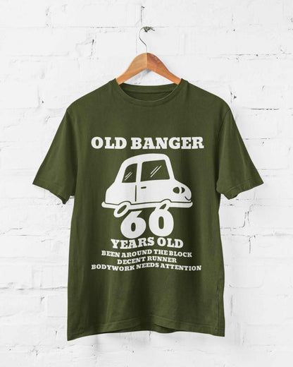 Funny 60th Birthday T-Shirt OLD BANGER 60 Years Old Gift Novelty Present T-Shirt