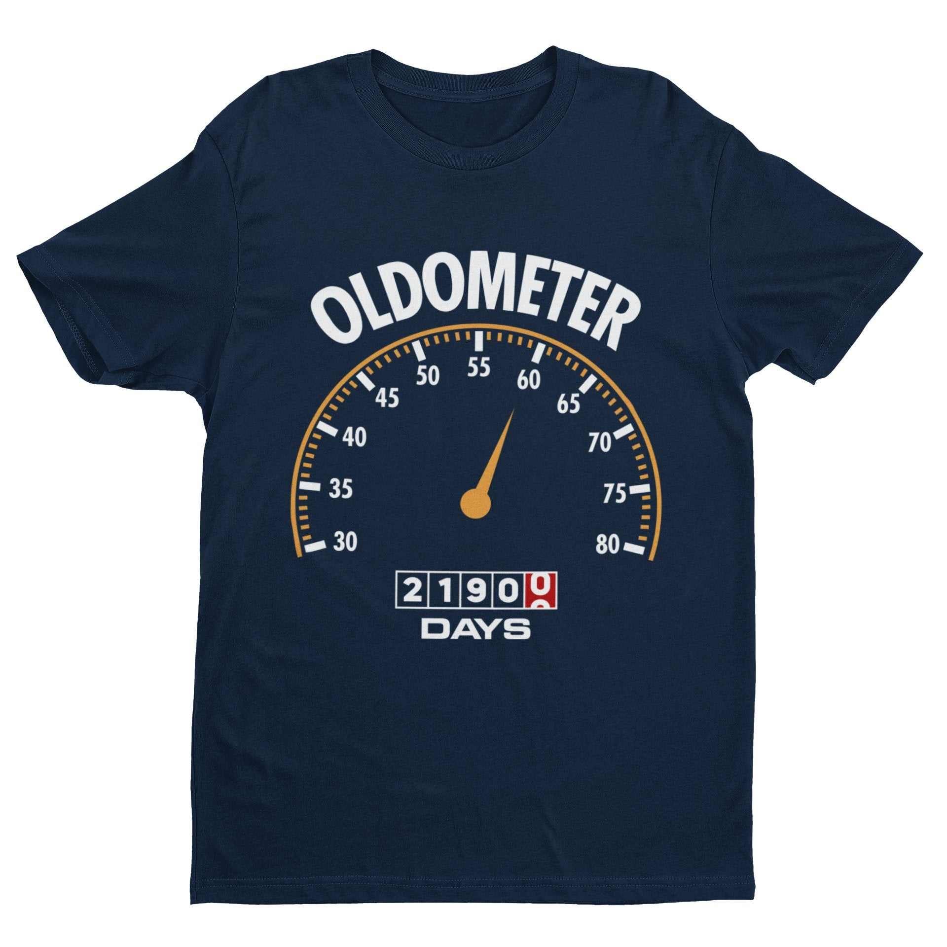 Funny 60th Birthday T-Shirt Oldometer Speedo Design Gift Dad Grandad 60 T-Shirt