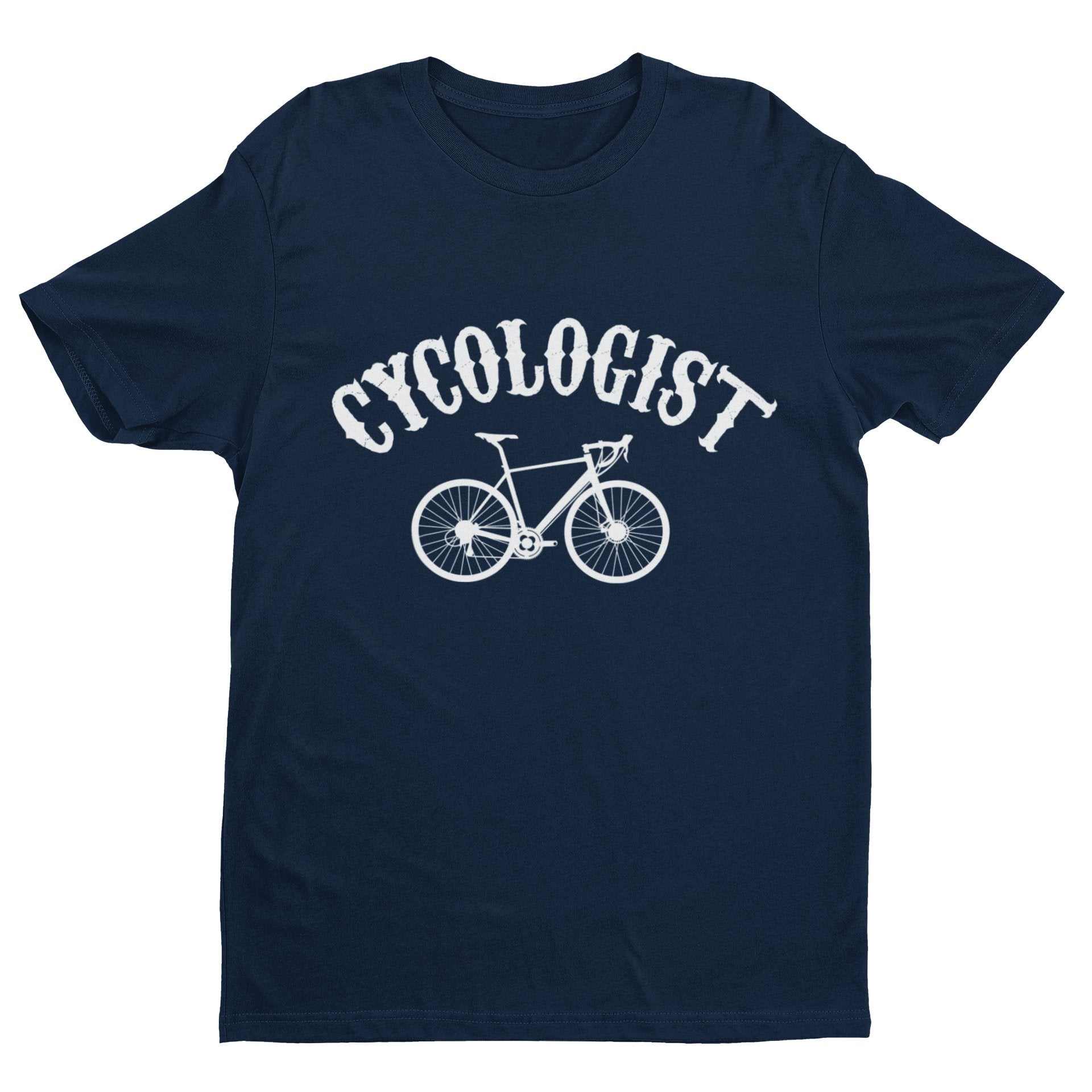 Funny Cycling T-Shirt CYCOLOGIST Parody Gift For Cyclist Bike Dad Cycle Gift T-Shirt