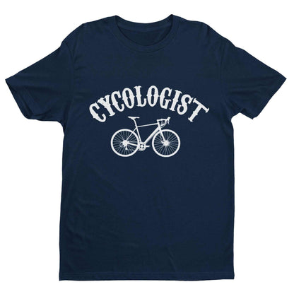 Funny Cycling T-Shirt CYCOLOGIST Parody Gift For Cyclist Bike Dad Cycle Gift T-Shirt