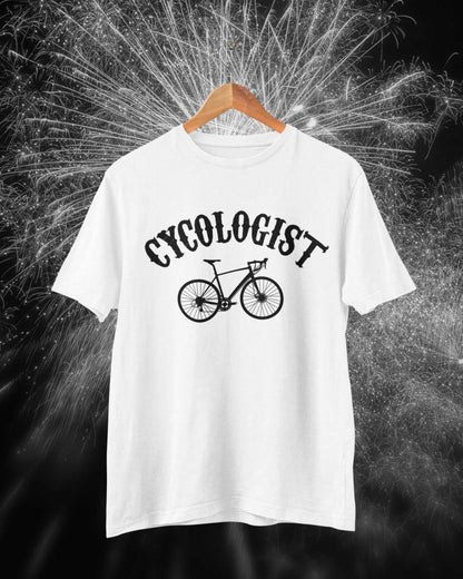 Funny Cycling T-Shirt CYCOLOGIST Parody Gift For Cyclist Bike Dad Cycle Gift T-Shirt
