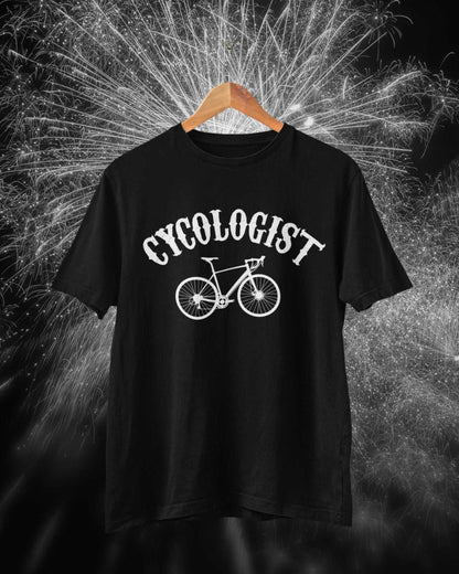 Funny Cycling T-Shirt CYCOLOGIST Parody Gift For Cyclist Bike Dad Cycle Gift T-Shirt