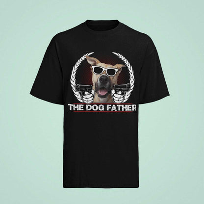 Funny Dog Lover T-Shirt THE DOGFATHER Parody Godfather Movie Gift For Owner Dad T-Shirt