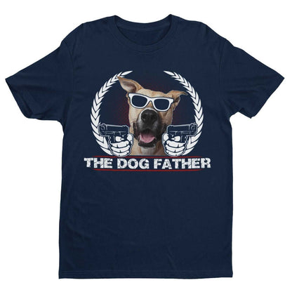Funny Dog Lover T-Shirt THE DOGFATHER Parody Godfather Movie Gift For Owner Dad T-Shirt