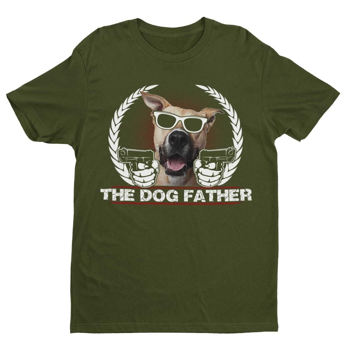 Funny Dog Lover T-Shirt THE DOGFATHER Parody Godfather Movie Gift For Owner Dad T-Shirt
