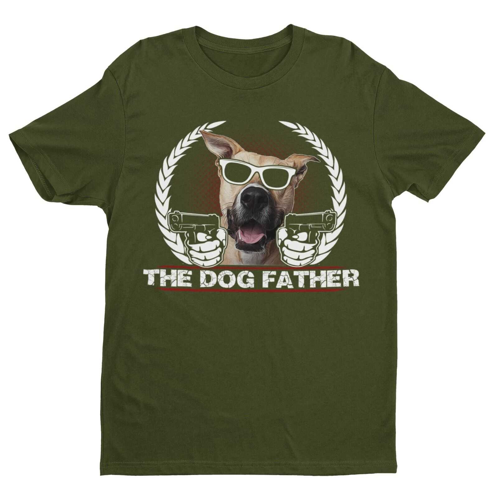 Funny Dog Lover T-Shirt THE DOGFATHER Parody Godfather Movie Gift For Owner Dad T-Shirt