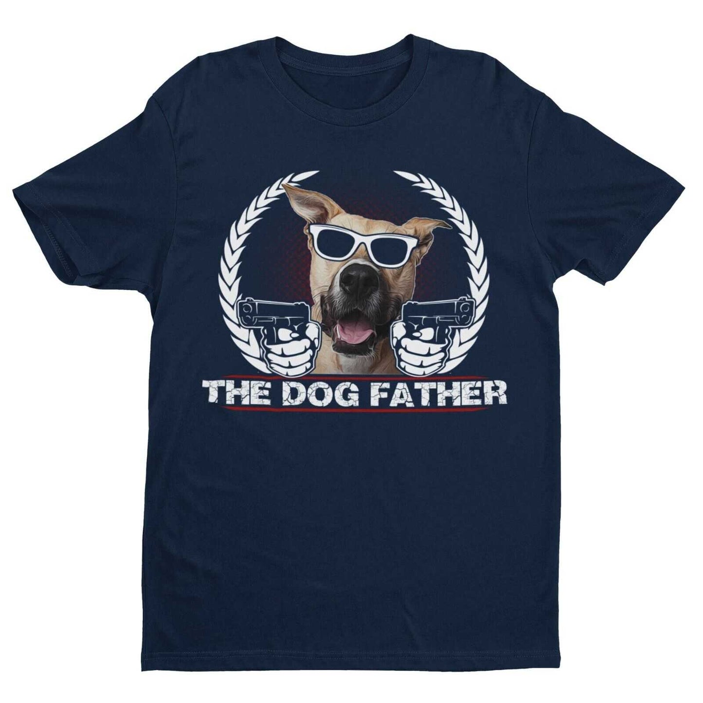 Funny Dog Lover T-Shirt THE DOGFATHER Parody Godfather Movie Gift For Owner Dad T-Shirt