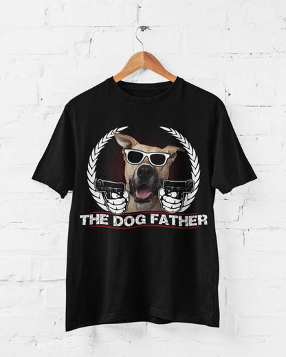Funny Dog Lover T-Shirt THE DOGFATHER Parody Godfather Movie Gift For Owner Dad T-Shirt