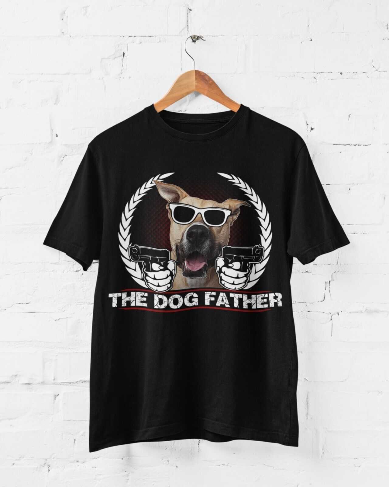 Funny Dog Lover T-Shirt THE DOGFATHER Parody Godfather Movie Gift For Owner Dad T-Shirt