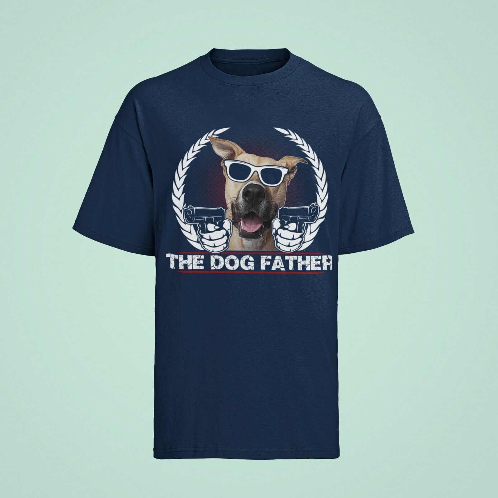 Funny Dog Lover T-Shirt THE DOGFATHER Parody Godfather Movie Gift For Owner Dad T-Shirt