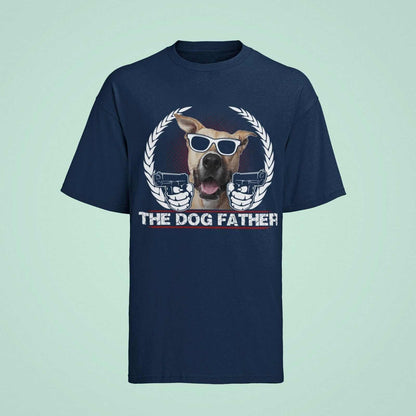 Funny Dog Lover T-Shirt THE DOGFATHER Parody Godfather Movie Gift For Owner Dad T-Shirt