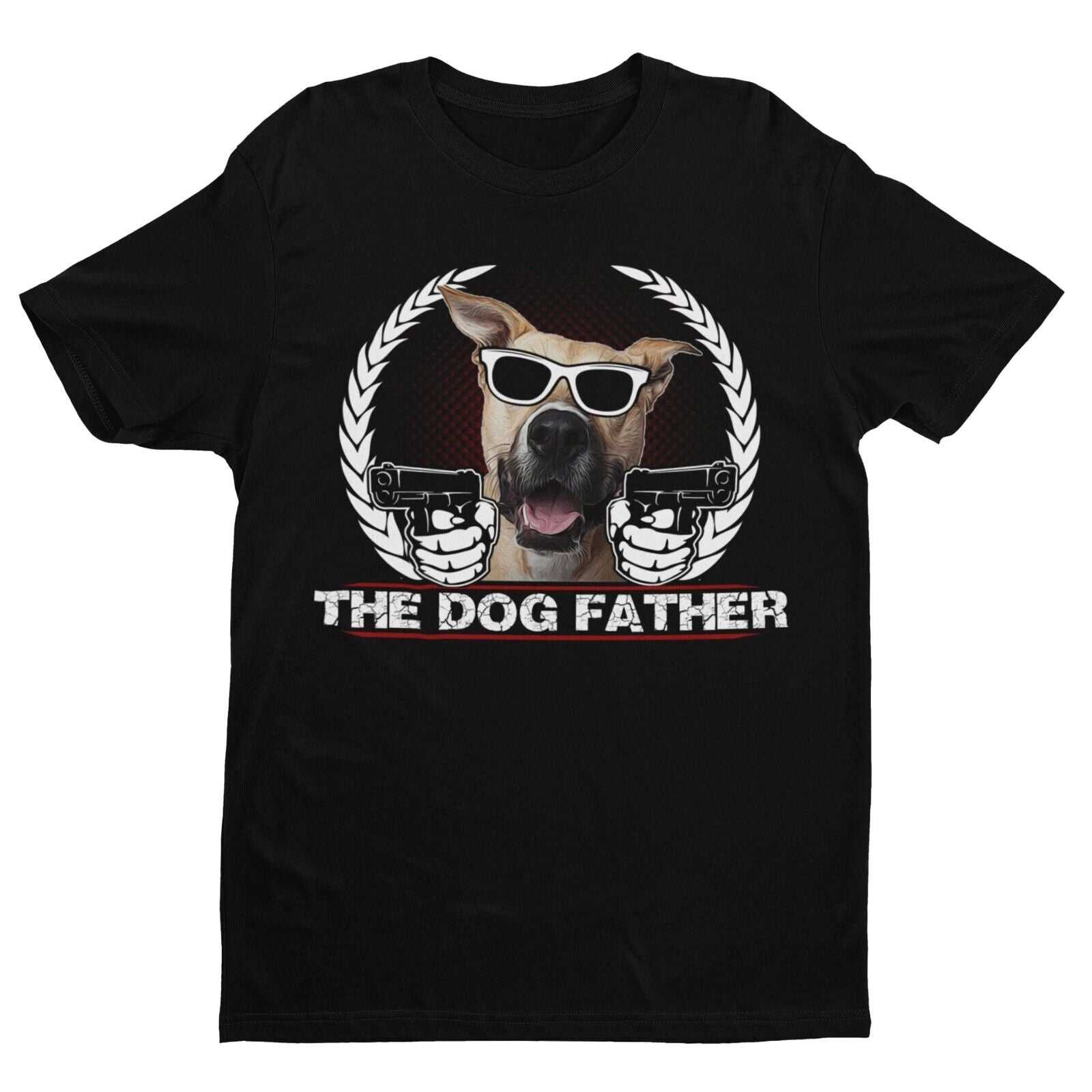 Funny Dog Lover T-Shirt THE DOGFATHER Parody Godfather Movie Gift For Owner Dad T-Shirt