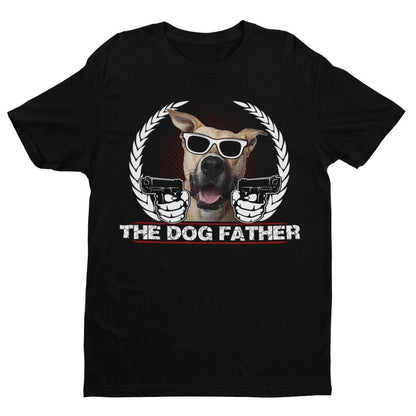 Funny Dog Lover T-Shirt THE DOGFATHER Parody Godfather Movie Gift For Owner Dad T-Shirt