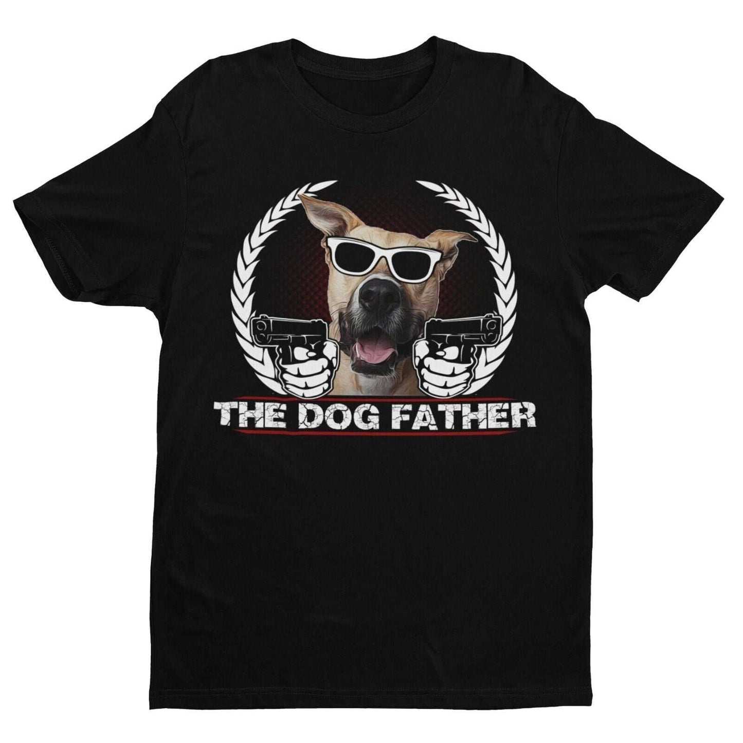 Funny Dog Lover T-Shirt THE DOGFATHER Parody Godfather Movie Gift For Owner Dad T-Shirt