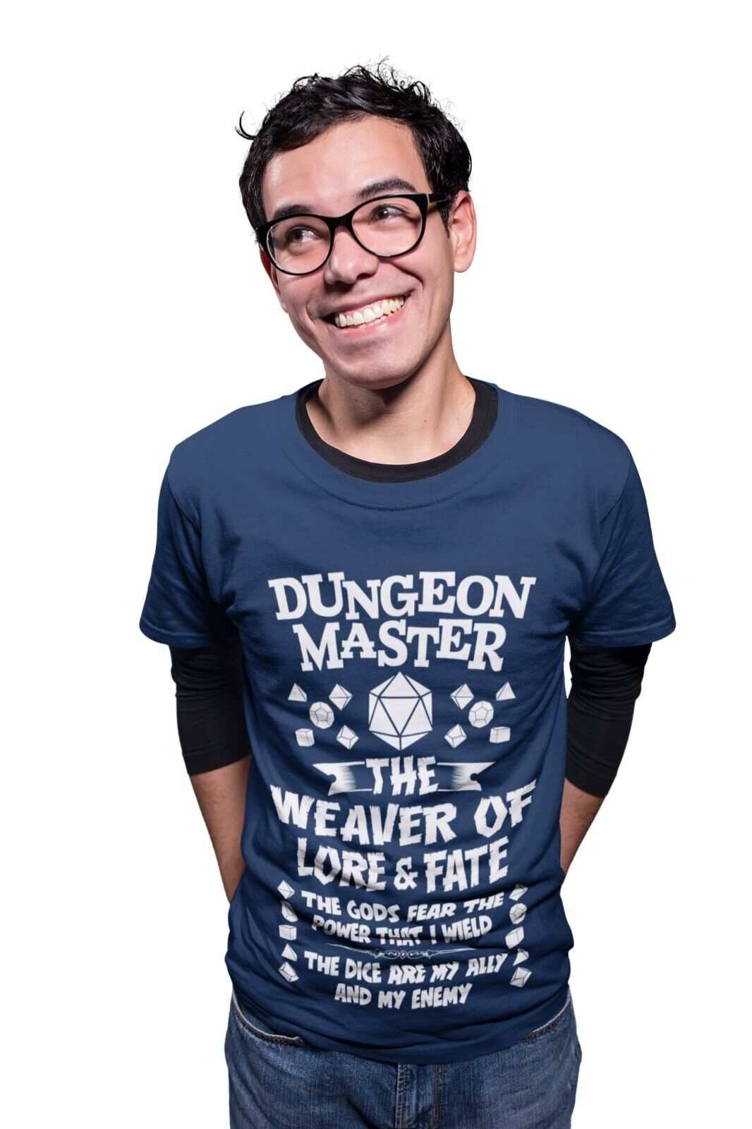 Funny DUNGEON MASTER RPG Gamer T-Shirt Dragons Dungeons Role Play Gift Geek T-Shirt