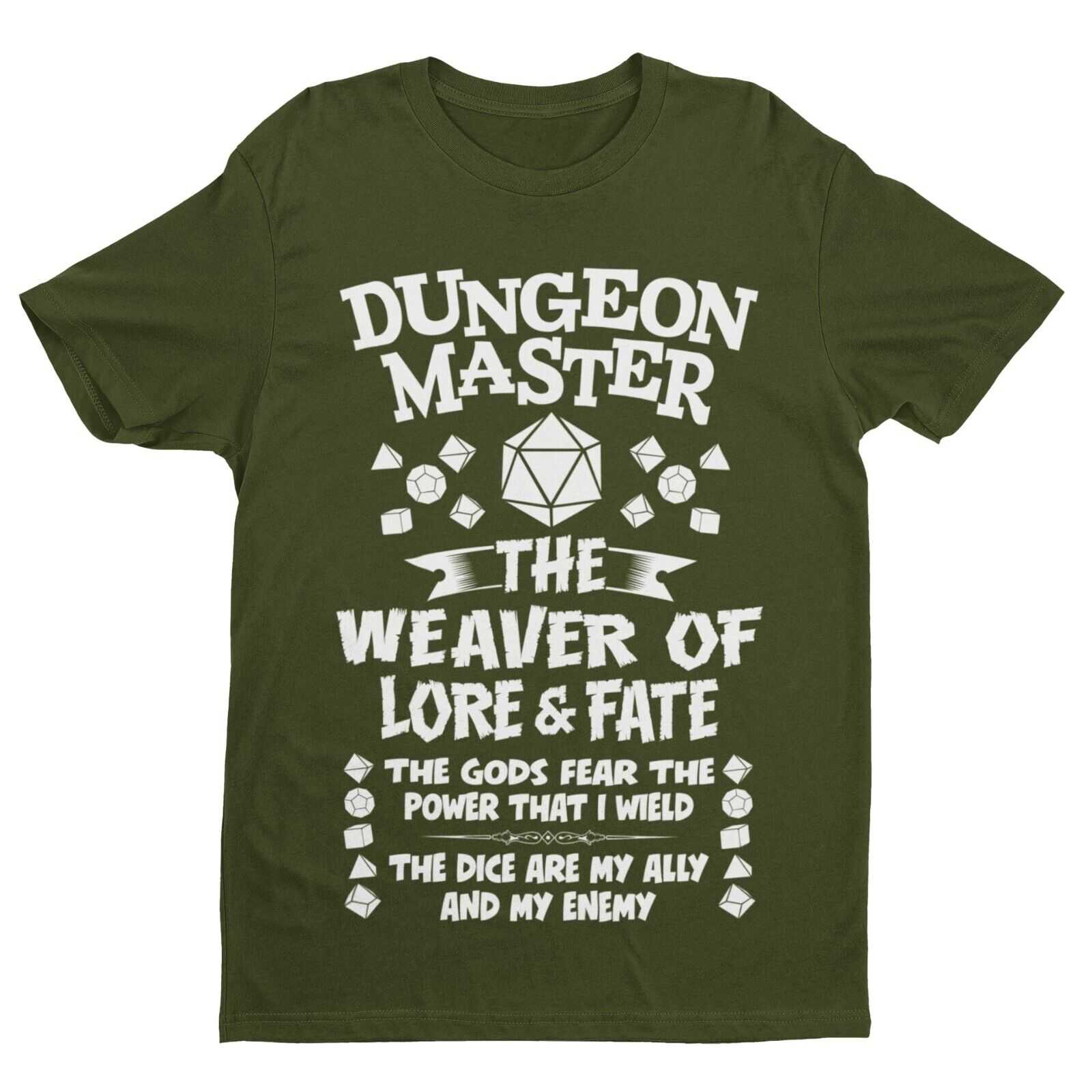 Funny DUNGEON MASTER RPG Gamer T-Shirt Dragons Dungeons Role Play Gift Geek T-Shirt