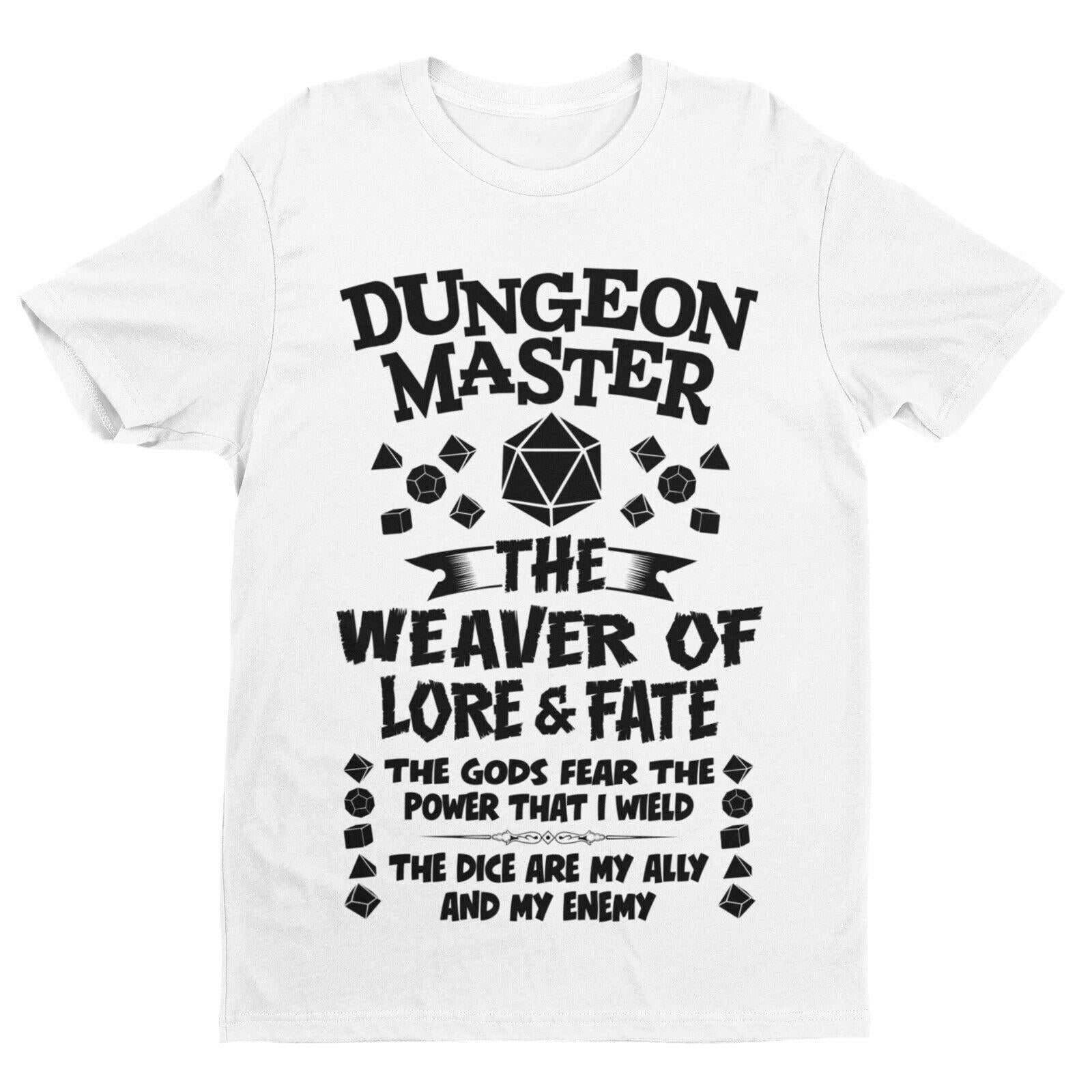 Funny DUNGEON MASTER RPG Gamer T-Shirt Dragons Dungeons Role Play Gift Geek T-Shirt