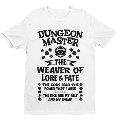 Funny DUNGEON MASTER RPG Gamer T-Shirt Dragons Dungeons Role Play Gift Geek T-Shirt