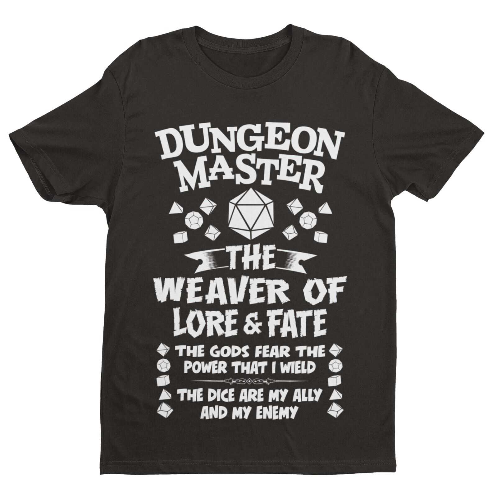 Funny DUNGEON MASTER RPG Gamer T-Shirt Dragons Dungeons Role Play Gift Geek T-Shirt