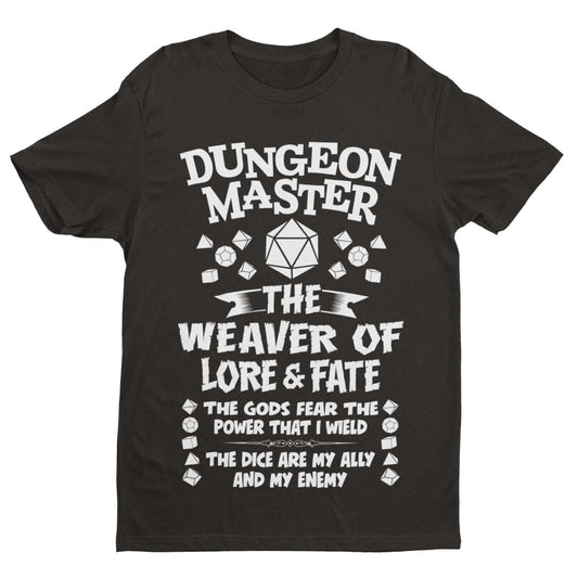 Funny DUNGEON MASTER RPG Gamer T-Shirt Dragons Dungeons Role Play Gift Geek T-Shirt
