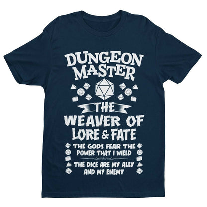 Funny DUNGEON MASTER RPG Gamer T-Shirt Dragons Dungeons Role Play Gift Geek T-Shirt