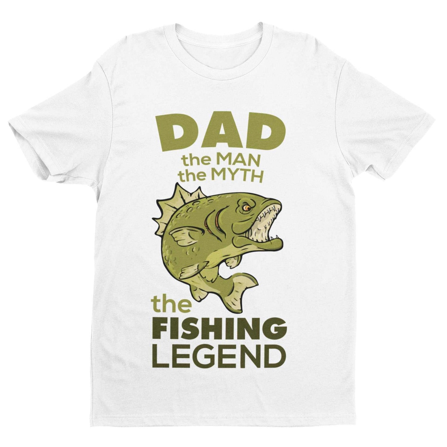 Funny Fishing T-Shirt Dad The Man The Myth The Fishing Legend Fisherman Gift T-Shirt