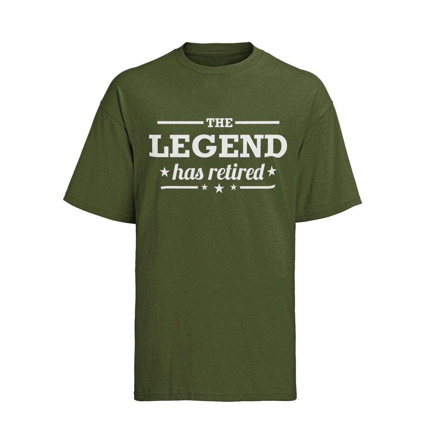 Funny Retirement Gift The Legend Has Retired T-Shirt Dad Grandad T-Shirt