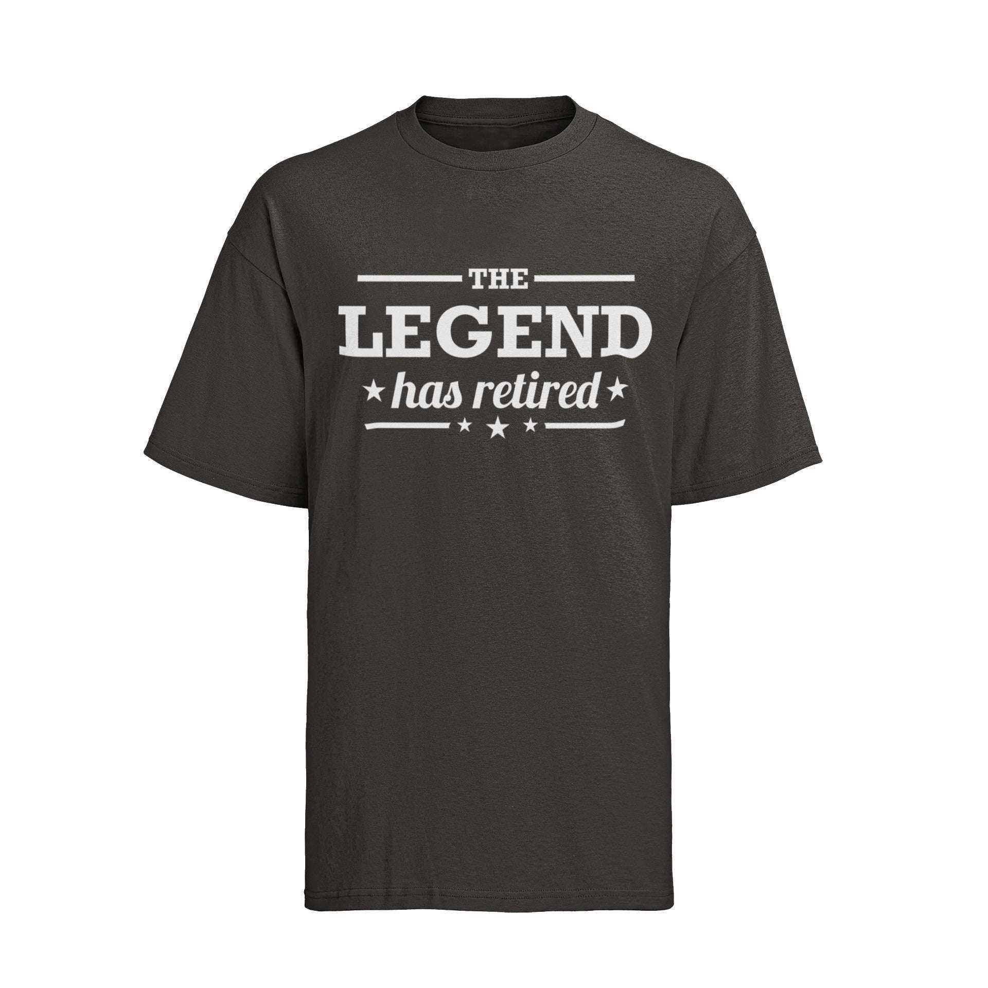 Funny Retirement Gift The Legend Has Retired T-Shirt Dad Grandad T-Shirt