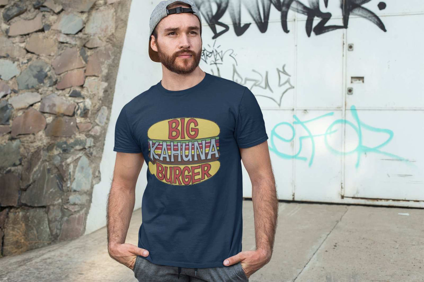 Funny Retro Movie T-Shirt Big Kahuna Burger Dogs Resevoir Cult Film Gangster T-Shirt