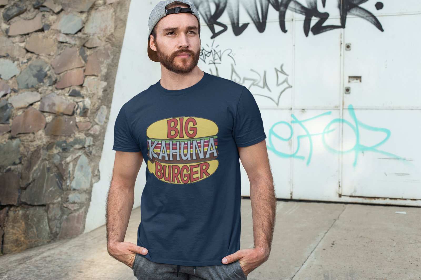 Funny Retro Movie T-Shirt Big Kahuna Burger Dogs Resevoir Cult Film Gangster T-Shirt
