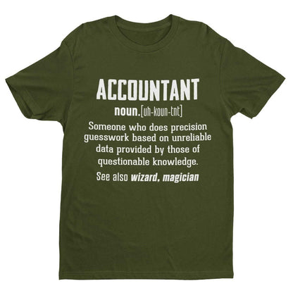 Funny T-Shirt ACCOUNTANT Dictionary Definition Novelty Gift Work Friend Joke T-Shirt