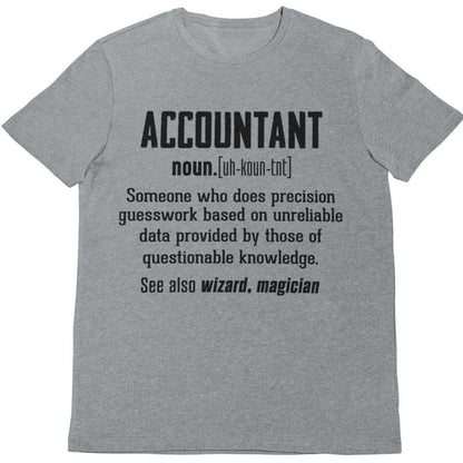 Funny T-Shirt ACCOUNTANT Dictionary Definition Novelty Gift Work Friend Joke T-Shirt