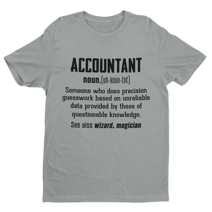 Funny T-Shirt ACCOUNTANT Dictionary Definition Novelty Gift Work Friend Joke T-Shirt