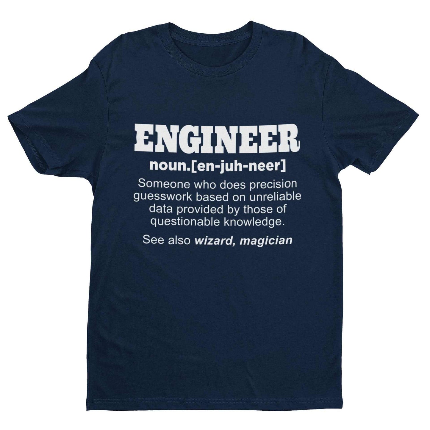 Funny T-Shirt Engineer Dictionary Definition Novelty Worker Staff Work Gift T-Shirt