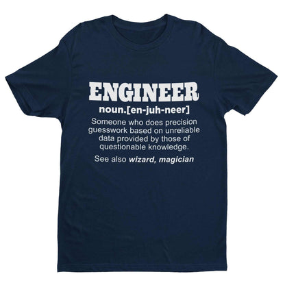 Funny T-Shirt Engineer Dictionary Definition Novelty Worker Staff Work Gift T-Shirt