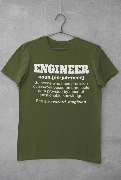 Funny T-Shirt Engineer Dictionary Definition Novelty Worker Staff Work Gift T-Shirt